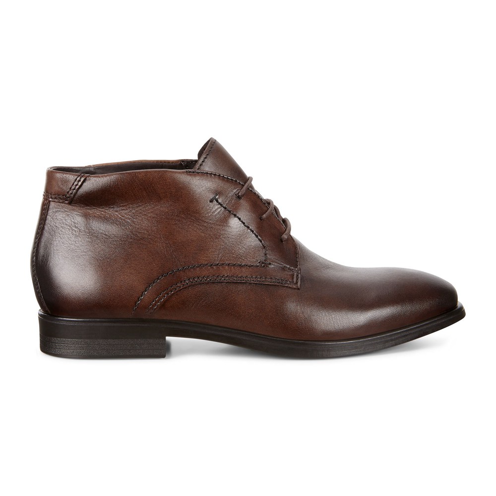 ECCO Mens Boots Brown - Melbourne Dress - ELF-170945